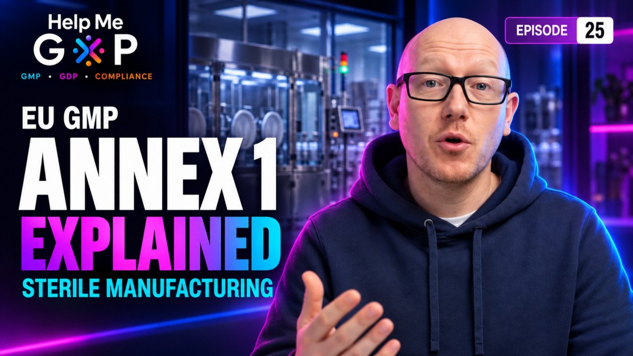 EU GMP Annex 1: sterile manufacturing